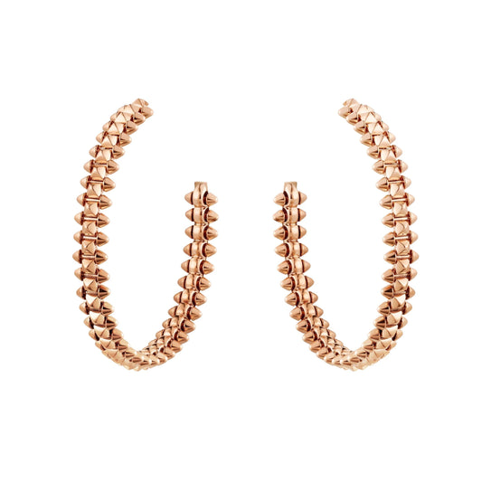 [⭐Corinne]CLASH LARGE HOOP EARRINGS