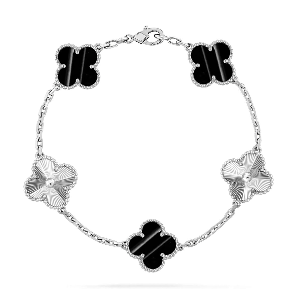 [⭐Corinne] CLOVER 5 MOTIF PULSAR STONE BRACELET COLLECTION