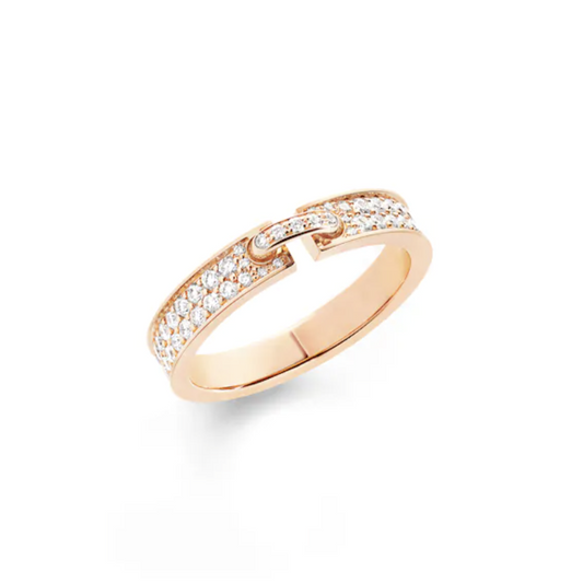 [⭐Corinne]ALLIANCE LIENS VIDENCE PAVED DIAMOND 4MM RING