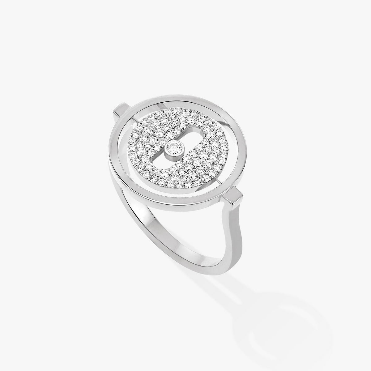 [⭐Corinne]Demo MOVE PAVED SILVER DIAMOND RING