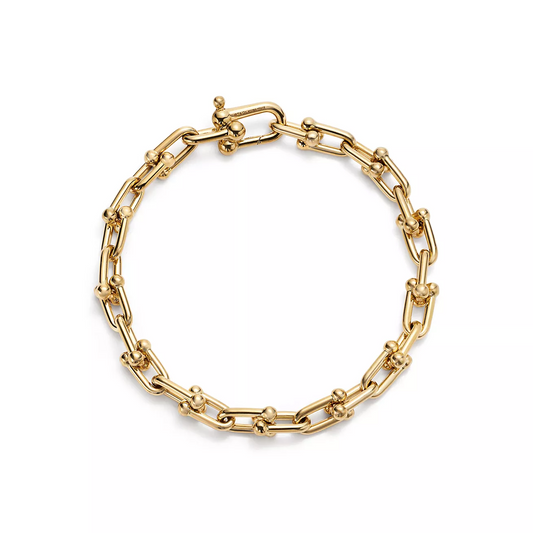 [Corinne]HARDWEAR SMALL LINK 26 MOTIF GOLD BRACELET