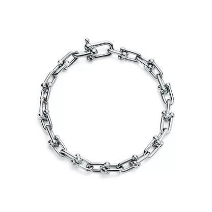 [Corinne]HARDWEAR SMALL LINK 26 MOTIF SILVER BRACELET