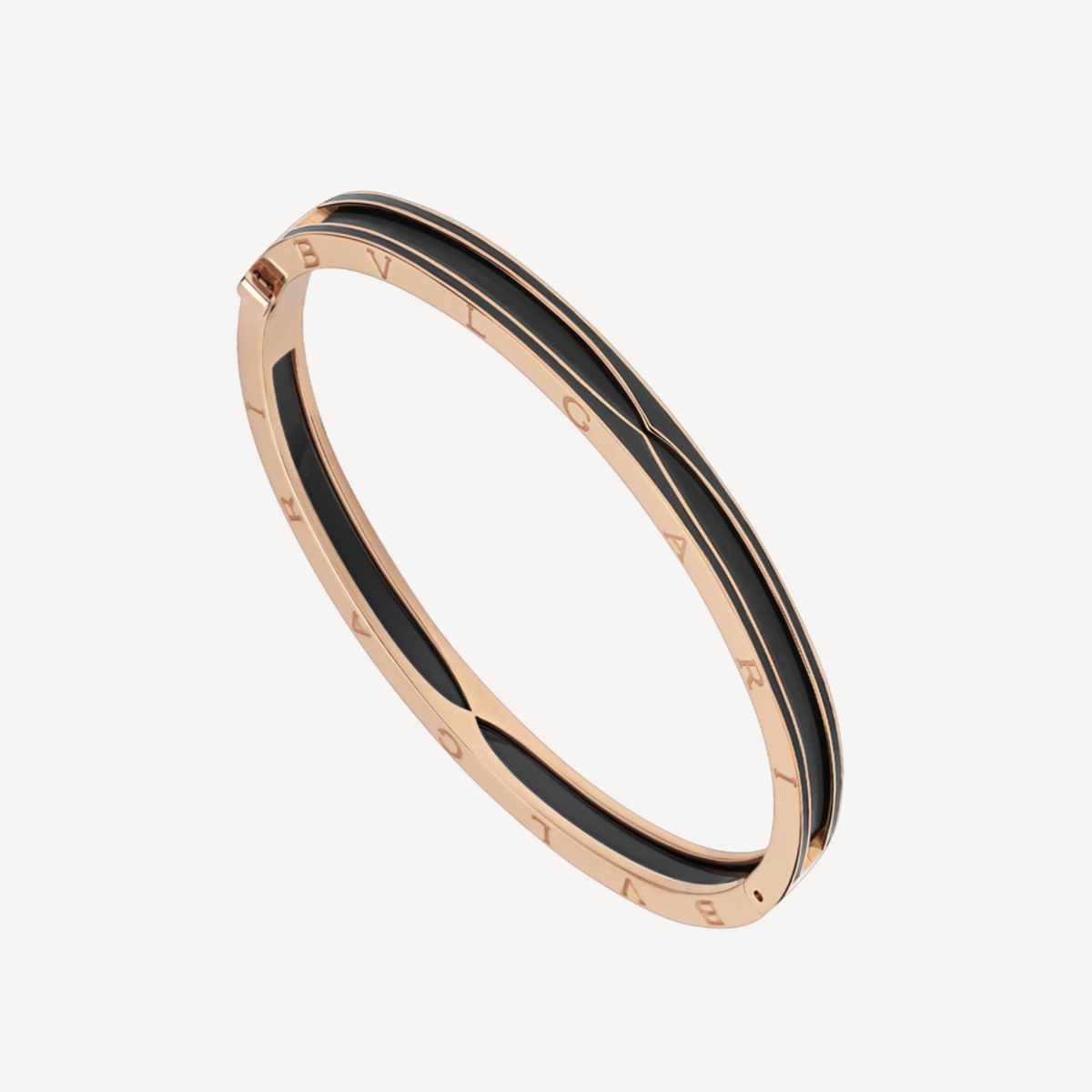 [⭐Corinne]ZERO 1 PINK GOLD WITH MATTE BLACK CERAMIC BRACELET