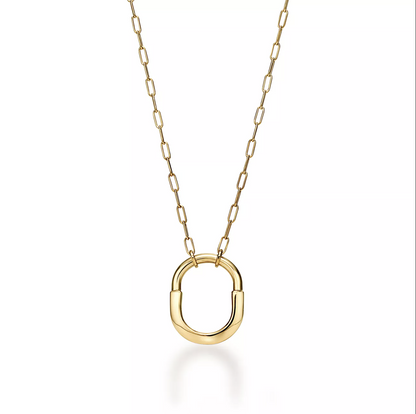 [Corinne]LOCK NECKLACE GOLD