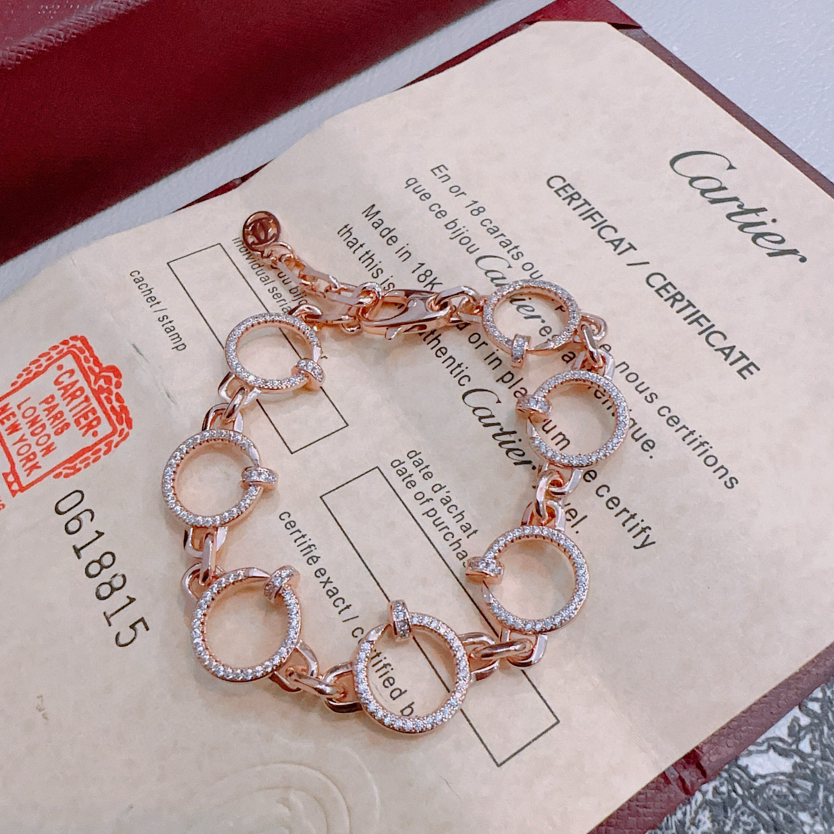 [⭐Corinne Jewelry] LOVE&JUSTE BRACELET DIAMONDS