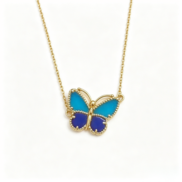 [⭐Corinne]  2026 NEW LUCKY BUTTERFLY 1 MOTIFS NECKLACE