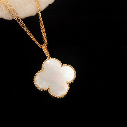 [⭐Corinne]CLOVER 25MM MOP LARGE PENDANT NECKLACE