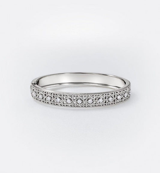 [⭐Corinne]2026 WOVEN-PATTERN BRACELET SET WITH FULL DIAMOND INLAY THREE-COLORS