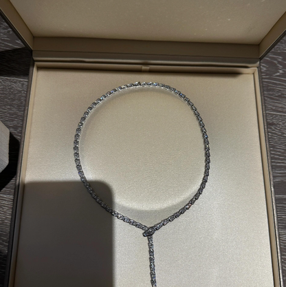 [⭐Corinne]NEW！SERPENT DIAMOND NECKLACE