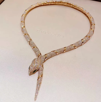 [⭐Corinne]HAUTE COUTURE GOLD SERPENTI NECKLACE