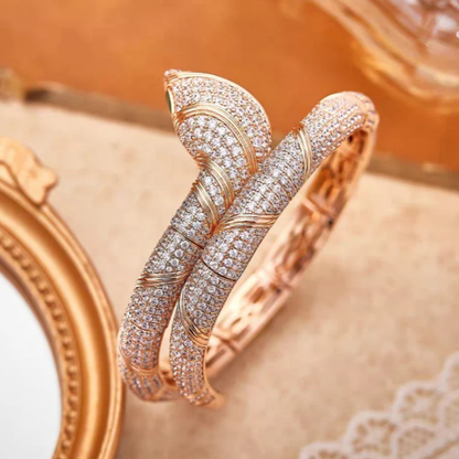 [⭐Corinne]HAUTE COUTURE GOLD SERPENTI BRACELET