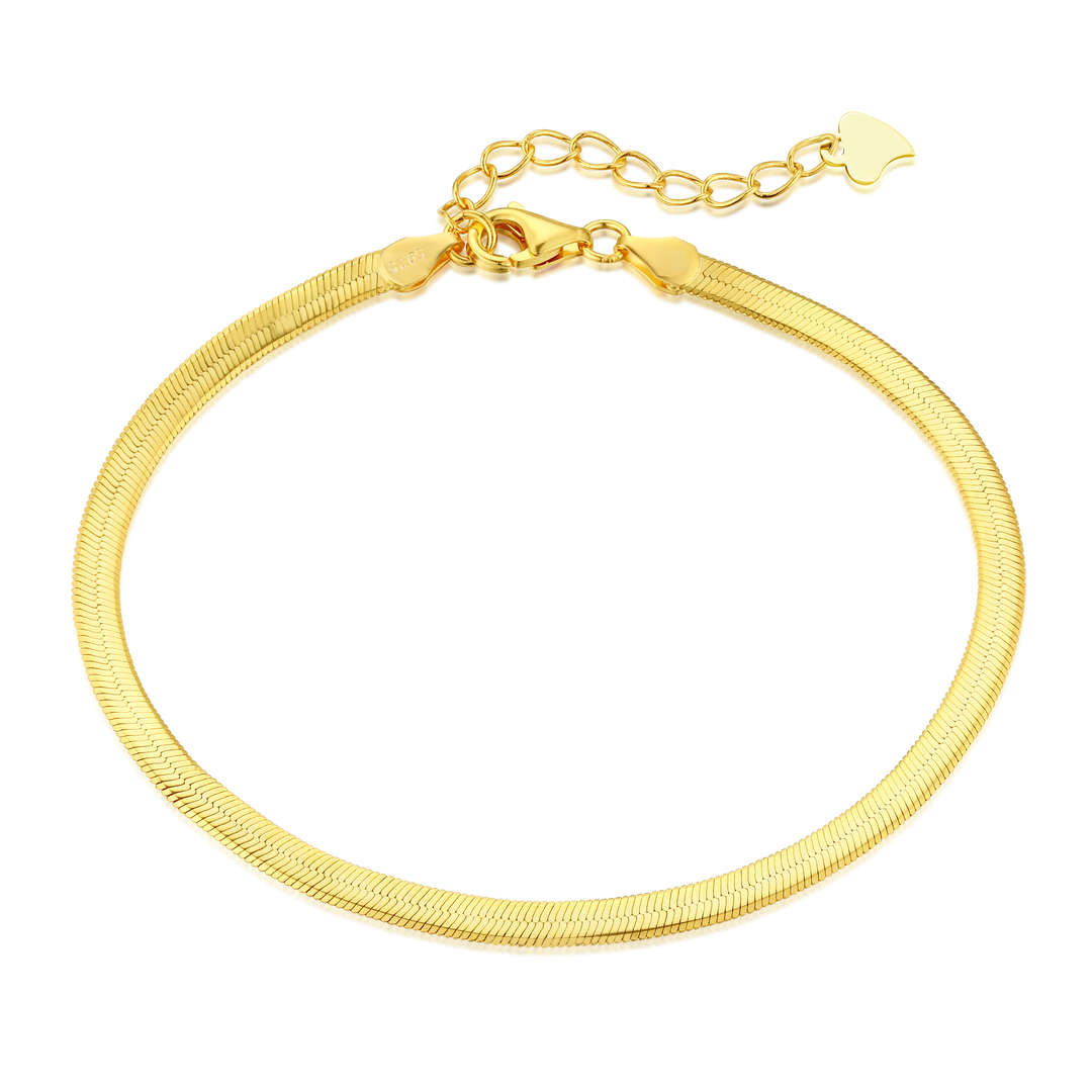 [⭐Corinne Jewelry]Flat Snake Bone Chain Blade Necklace