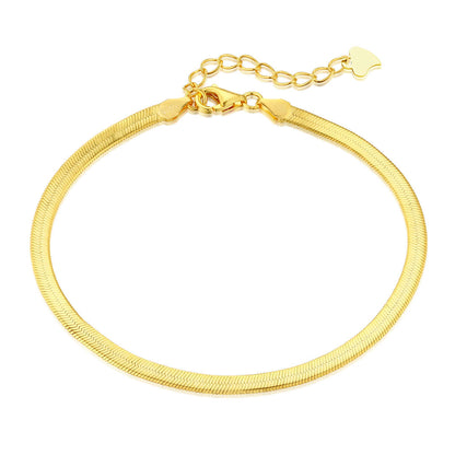 [⭐Corinne Jewelry]Flat Snake Bone Chain Blade Necklace