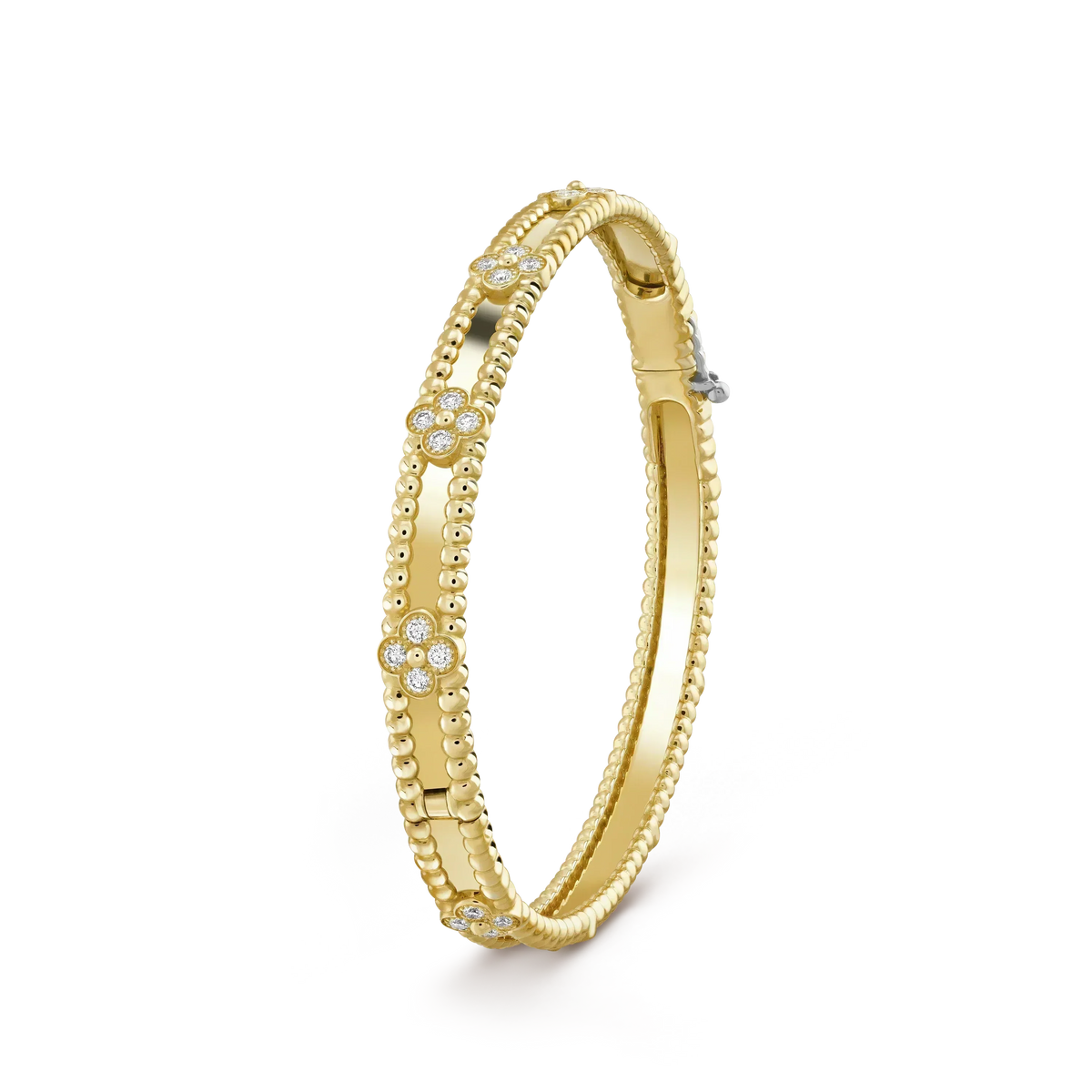 [⭐Corinne]CLOVER BRACELET 4MM DIAMONDS