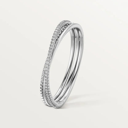 [⭐Corinne]ETINCELLE HALF-PAVED DIAMOND BRACELET