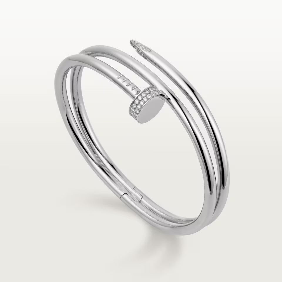 [⭐Corinne]JUSTE BRACELET 3.5MM DOUBLE ROW DIAMOND
