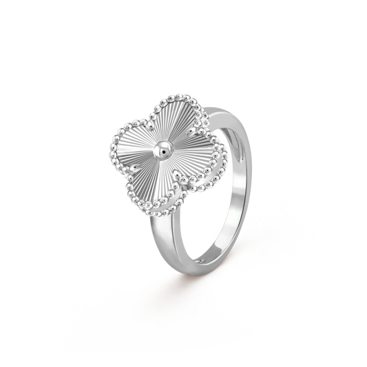 [⭐Corinne]CLOVER SILVER RING