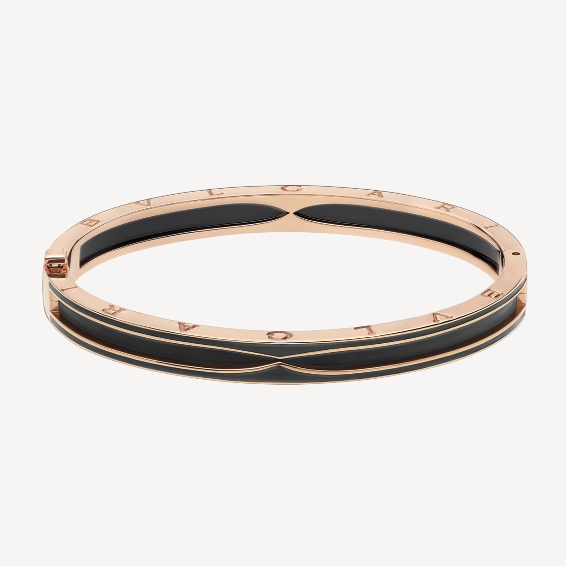 [⭐Corinne]ZERO 1 PINK GOLD WITH MATTE BLACK CERAMIC BRACELET