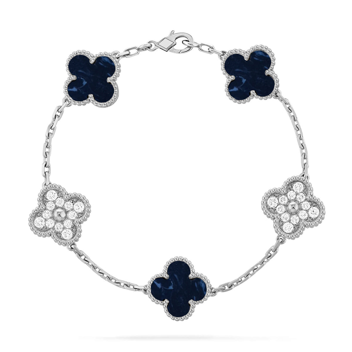 [⭐Corinne]CLOVER 5 MOTIF PIETERSITE BRACELET COLLECTION