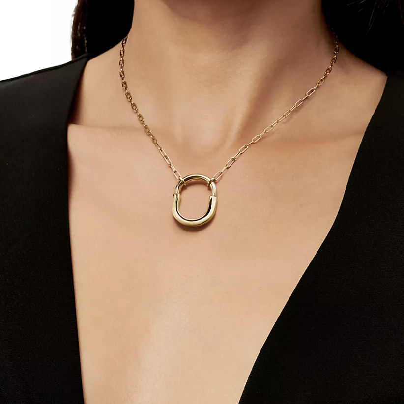 [Corinne]LOCK NECKLACE GOLD
