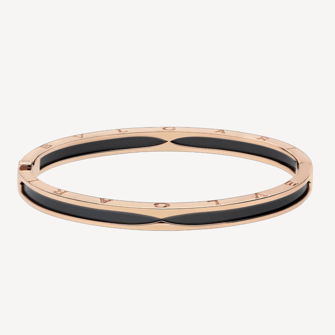 [⭐Corinne]ZERO 1 PINK GOLD WITH BLACK CERAMIC BRACELET