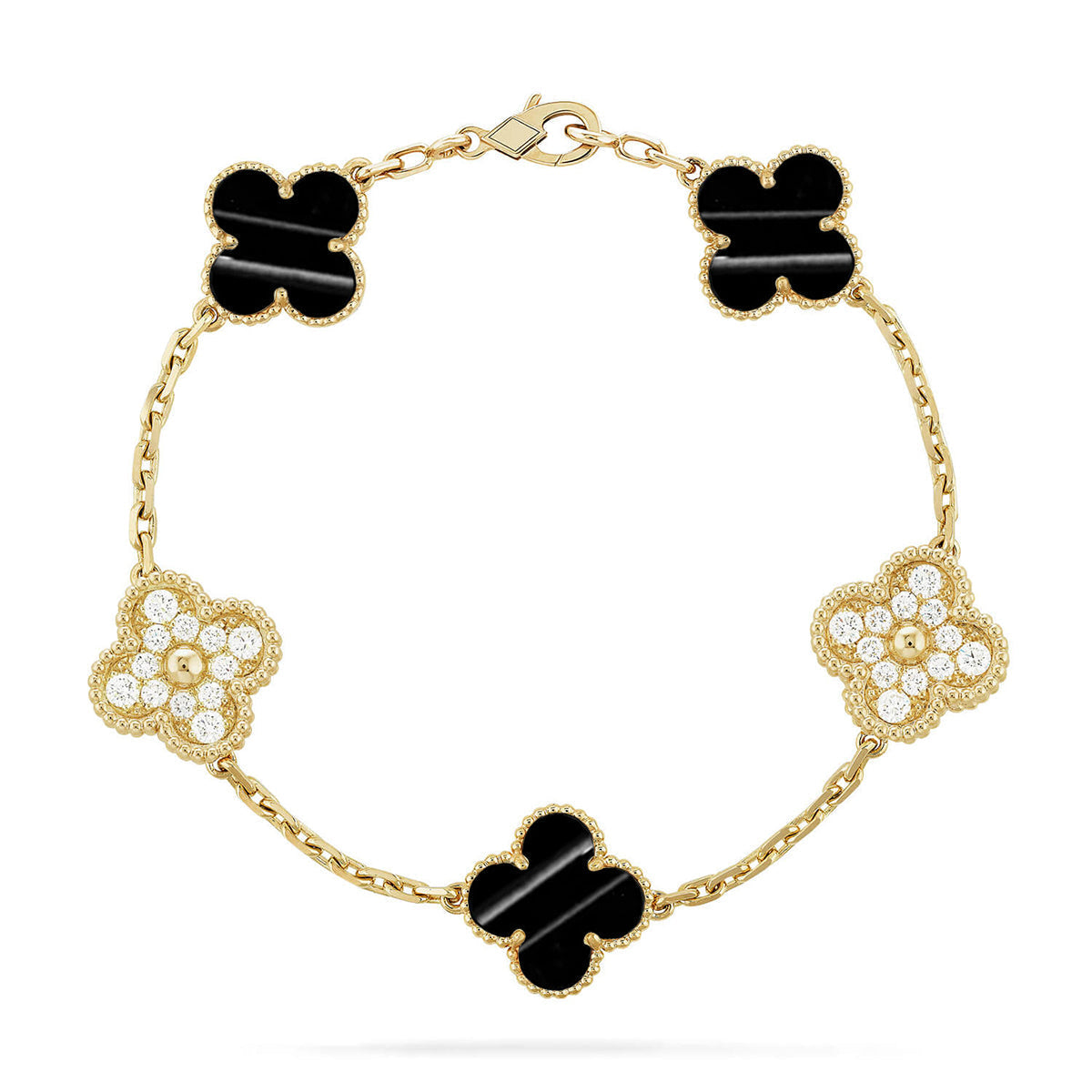[⭐Corinne] CLOVER 5 MOTIF PULSAR STONE BRACELET COLLECTION