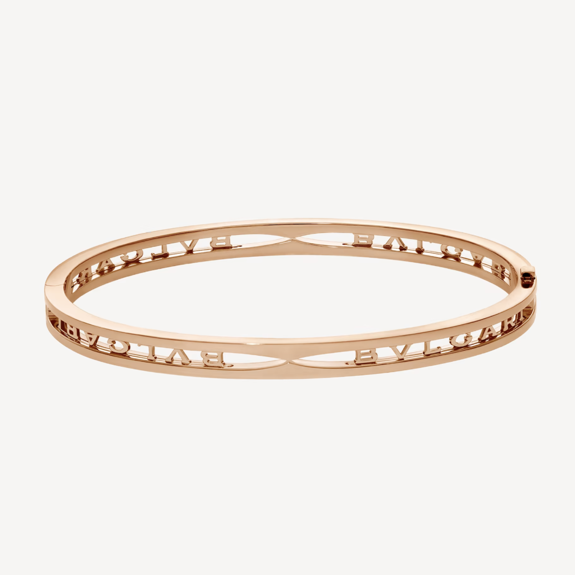 [⭐Corinne]ZERO 1 SPIRAL LOGO PINK GOLD BRACELET
