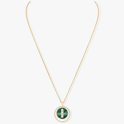 [⭐Corinne]Demo MOVE 3 DIAMOND MALACHITE GOLD DIAMOND NECKLACE