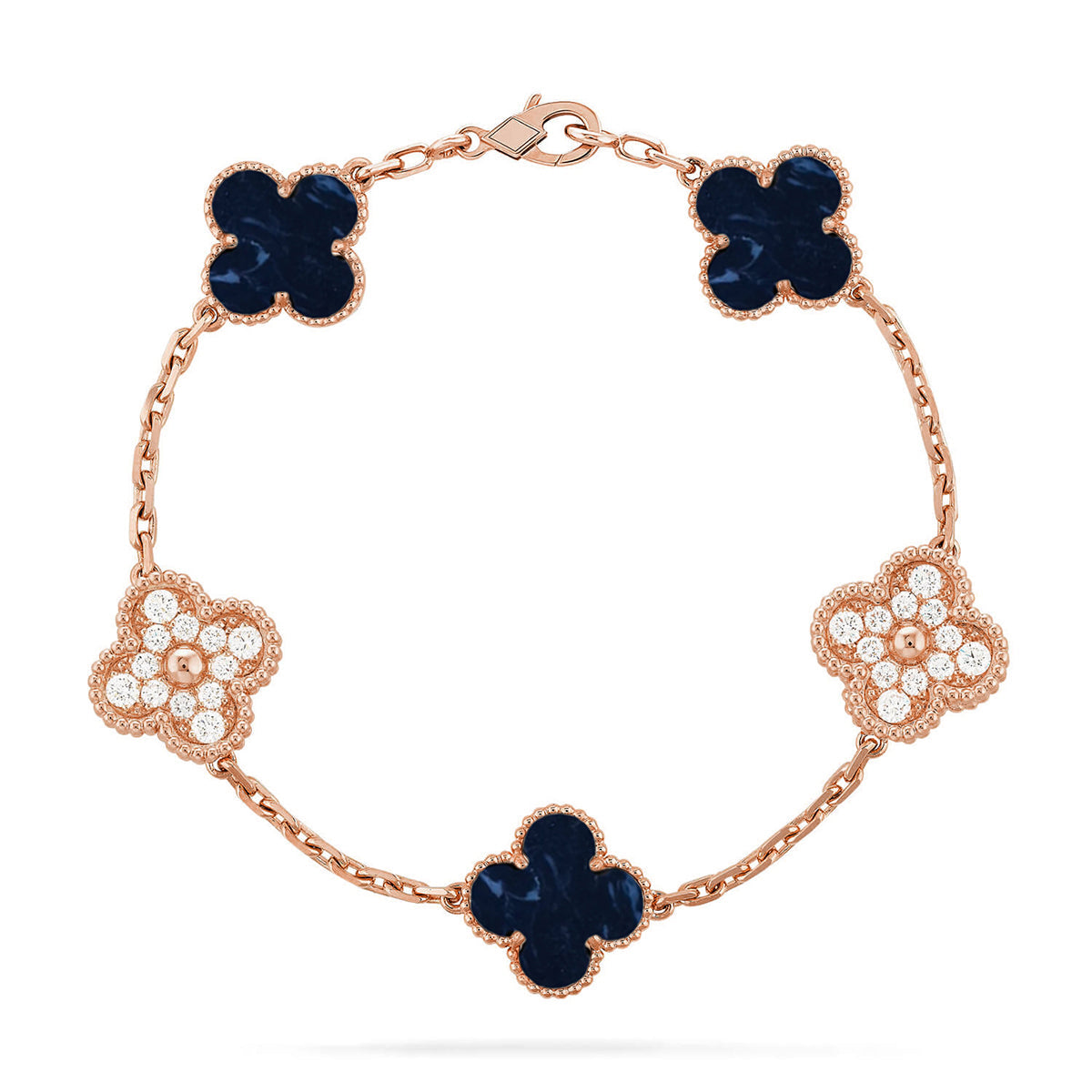 [⭐Corinne]CLOVER 5 MOTIF PIETERSITE BRACELET COLLECTION