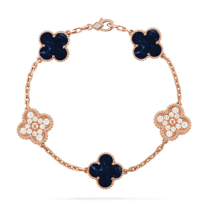 [⭐Corinne]CLOVER 5 MOTIF PIETERSITE BRACELET COLLECTION