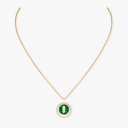 [⭐Corinne]Demo MOVE 1 DIAMOND MALACHITE GOLD DIAMOND NECKLACE
