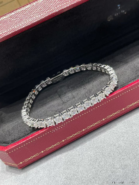 [⭐Corinne jewelrys]TENNIS BRACELET WITH FULL DIAMOND SETTING