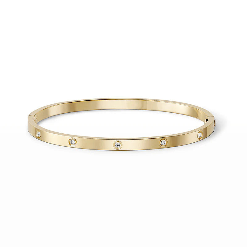 [⭐Corinne]LOVE BRACELET 3.65MM 10 DIAMONDS