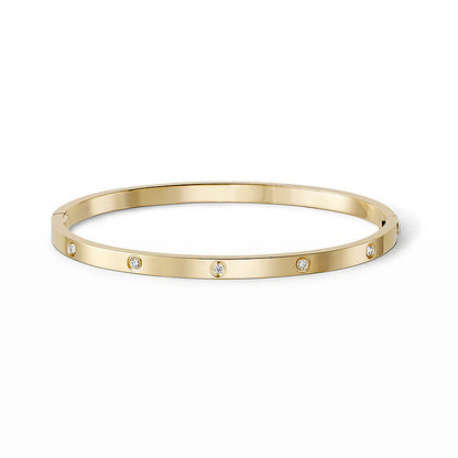 [⭐Corinne]LOVE BRACELET 3.65MM 10 DIAMONDS