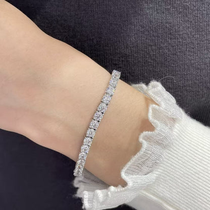 [⭐Corinne jewelrys]TENNIS BRACELET WITH FULL DIAMOND SETTING