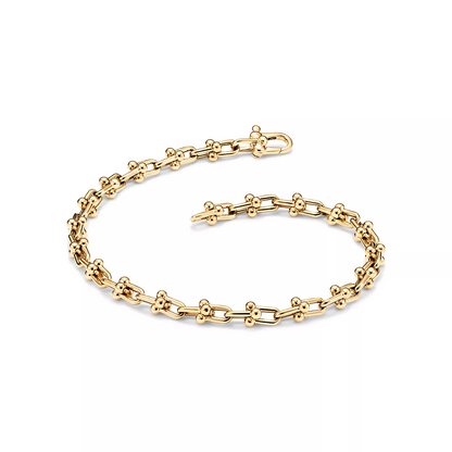 [Corinne]HARDWEAR MICRO LINK 44 MOTIF GOLD BRACELET