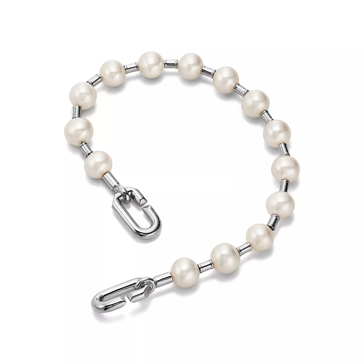 [Corinne]PEARL 7-8MM SILVER BRACELET