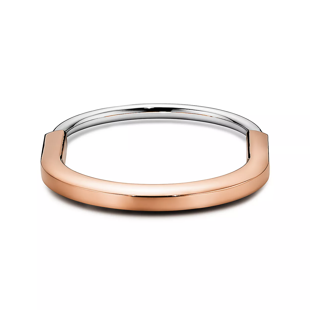 [Corinne]LOCK BRACELET ROSE AND WHITE GOLD