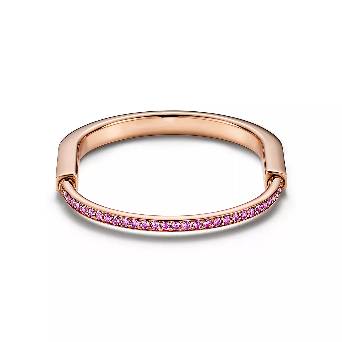 [Corinne]LOCK BRACELET ROSE DIAMOND PINK GOLD