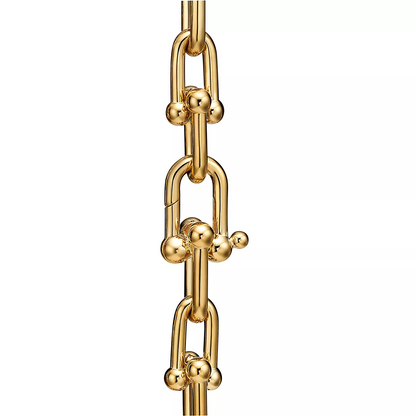 [Corinne]HARDWEAR MEDIUM LINK 20 MOTIF GOLD BRACELET