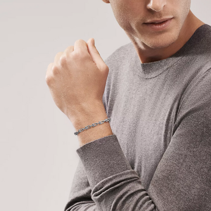 [Corinne]HARDWEAR SMALL LINK 26 MOTIF SILVER BRACELET