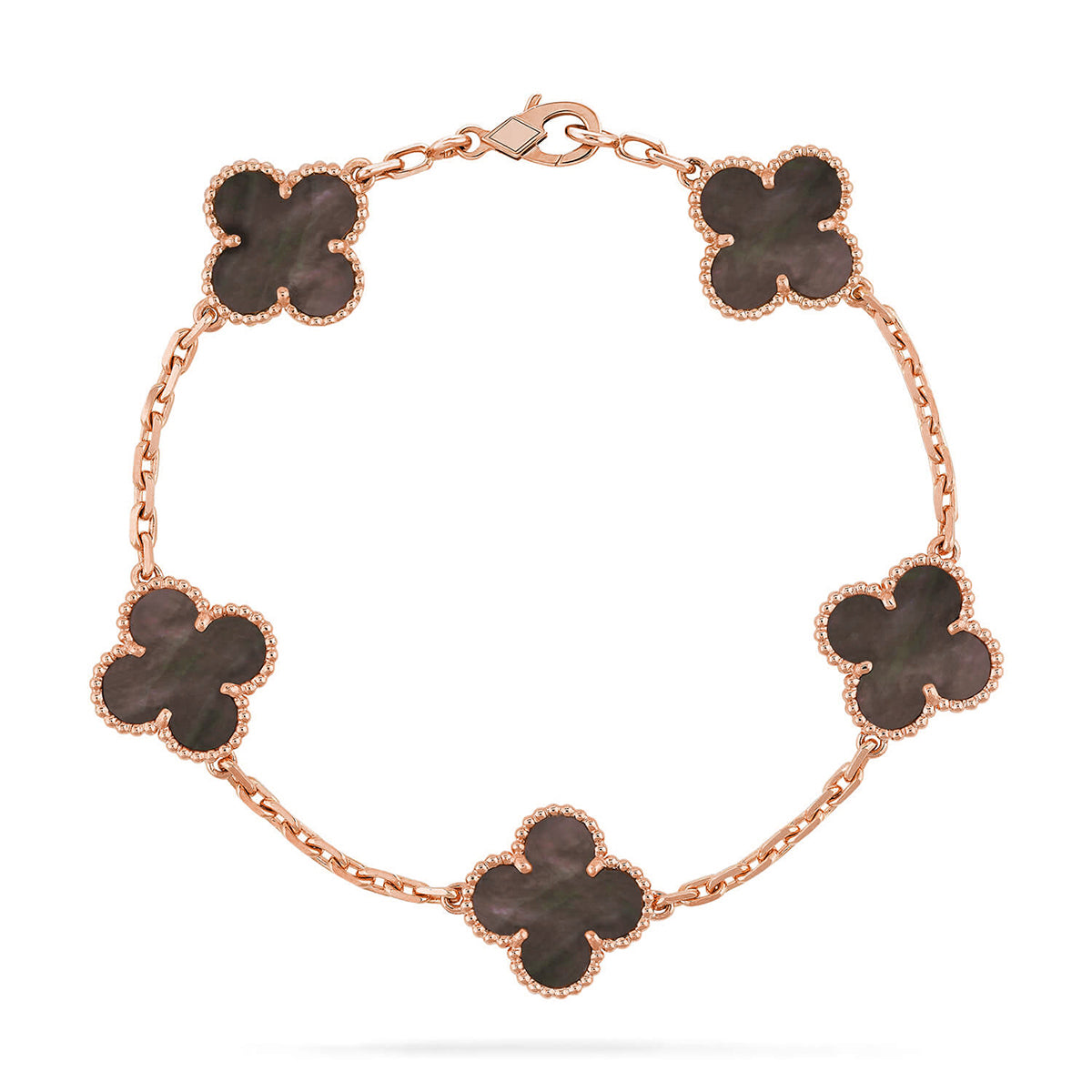 [⭐Corinne] CLOVER 5 MOTIF GRAY MOP BRACELET COLLECTION
