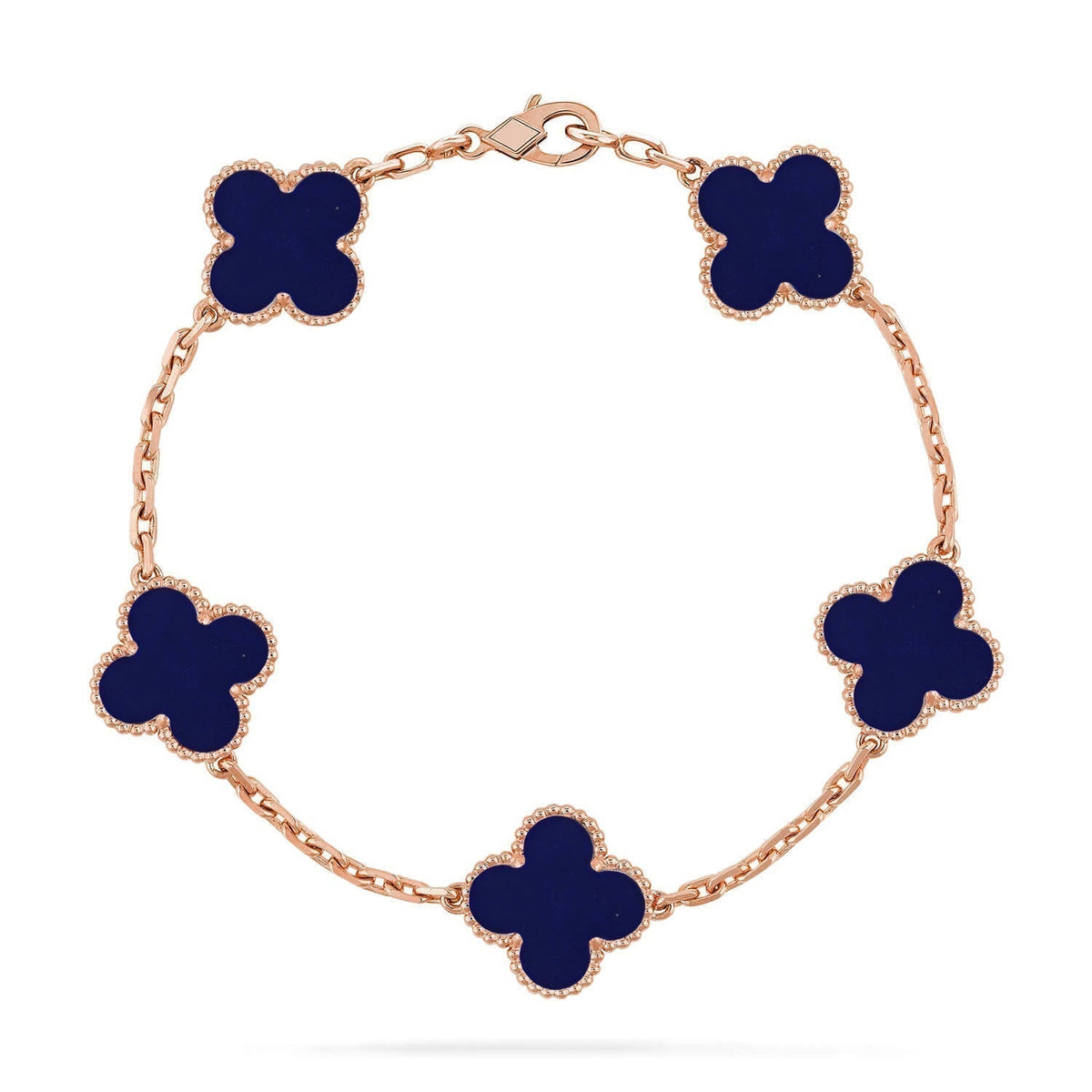[⭐Corinne]CLOVER 5 MOTIF LAPIS LAZULI BRACELET COLLECTION