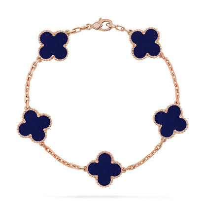 [⭐Corinne]CLOVER 5 MOTIF LAPIS LAZULI BRACELET COLLECTION