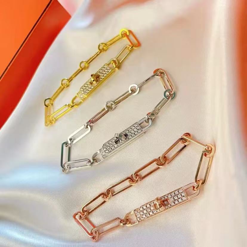 [⭐Corinne]CHAINE BRACELET SMALL MODEL DIAMOND