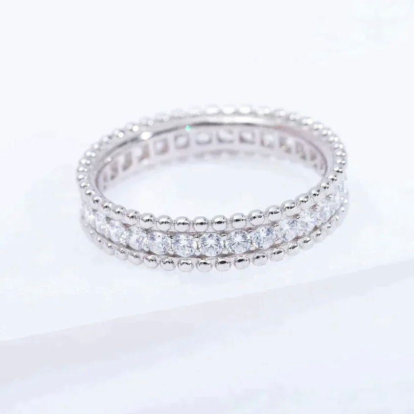 [⭐Corinne]PERLEE DIAMOND SILVER RING