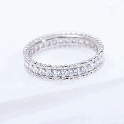 [⭐Corinne]PERLEE DIAMOND SILVER RING