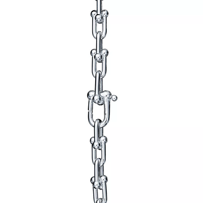 [Corinne]HARDWEAR SMALL LINK 26 MOTIF SILVER BRACELET