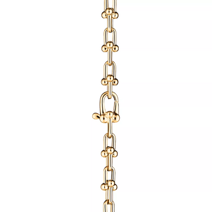 [Corinne]HARDWEAR MICRO LINK 44 MOTIF GOLD BRACELET