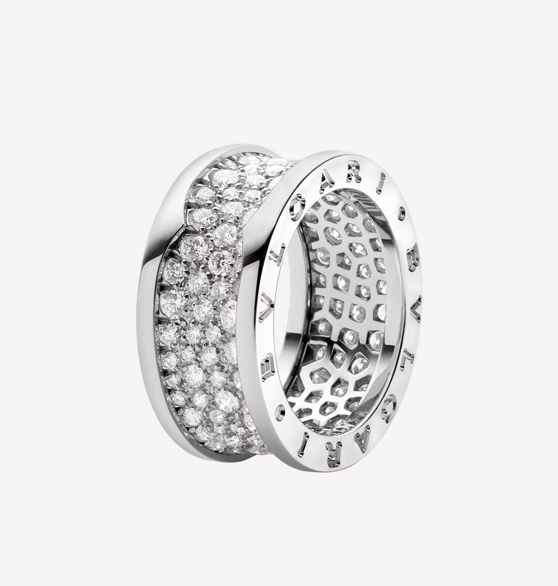 [⭐Corinne]ZERO 1 WITH PAVED DIAMONDS ON THE SPIRAL RING